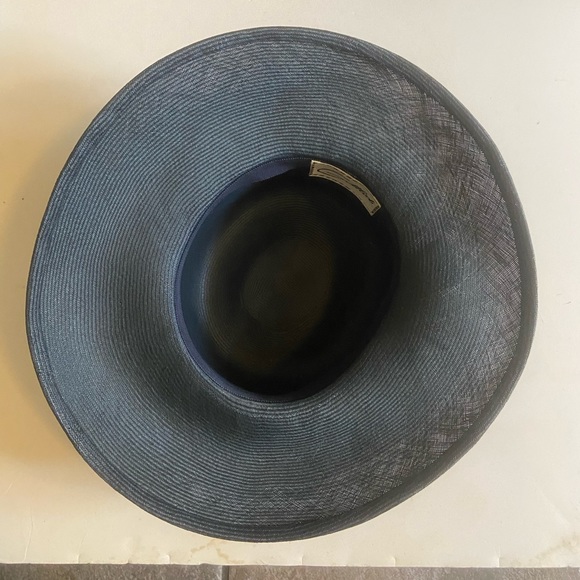 Vintage 1960s Gottliebs Navy Straw Hat - Picture 8 of 10